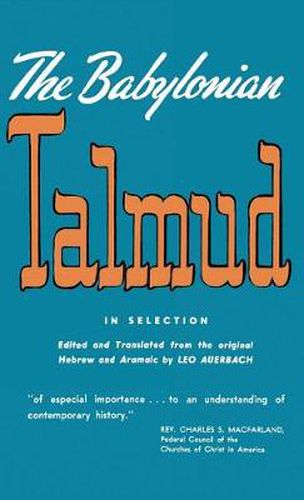 Cover image for Babylonian Talmud