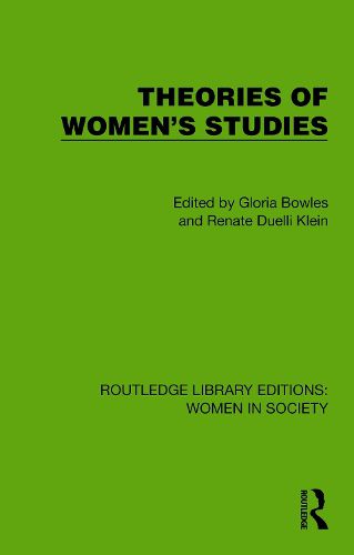 Cover image for Theories of Women's Studies