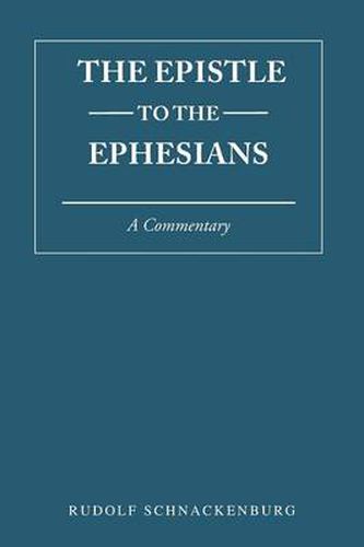 Cover image for Epistle to the Ephesians: A Commentary