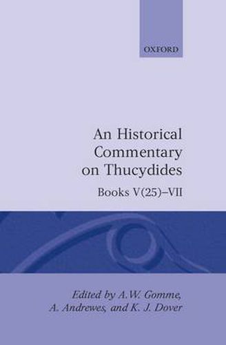 Cover image for An Historical Commentary on Thucydides