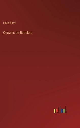 Cover image for Oeuvres de Rabelais