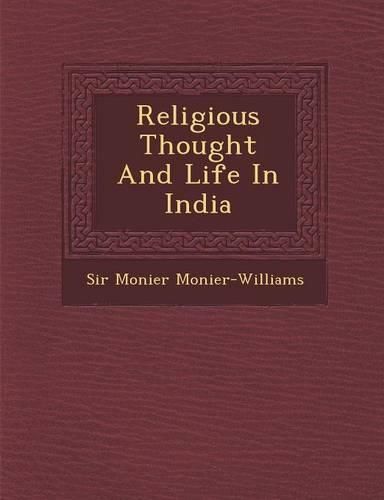 Cover image for Religious Thought and Life in India