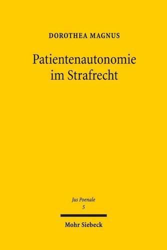 Cover image for Patientenautonomie im Strafrecht