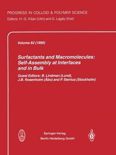 Cover image for Surfactants and Macromolecules: Self-Assembly at Interfaces and in Bulk