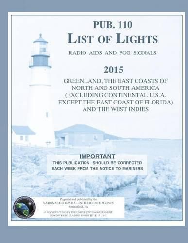 Cover image for Pub. 110 List of Lights