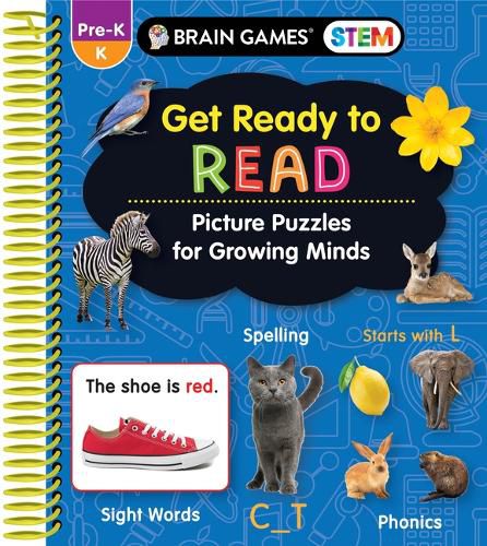 Cover image for Brain Games Stem - Get Ready to Read: Picture Puzzles for Growing Minds