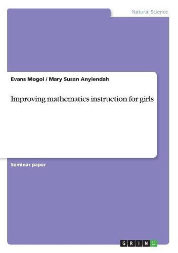 Cover image for Improving mathematics instruction for girls