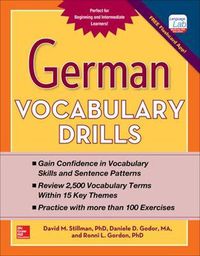 Cover image for German Vocabulary Drills