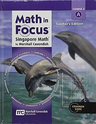 Cover image for Math in Focus: Singapore Math: Teacher Edition, Volume a Grade 8 2013