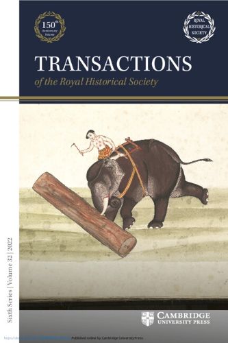 Cover image for Transactions of the Royal Historical Society: Volume 32
