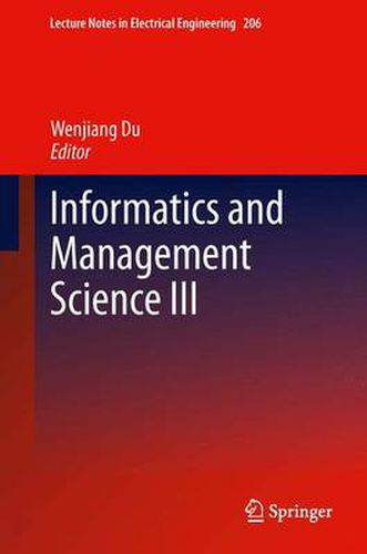 Cover image for Informatics and Management Science III