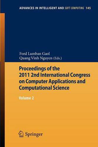 Proceedings of the 2011 2nd International Congress on Computer Applications and Computational Science: Volume 2