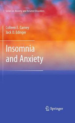 Cover image for Insomnia and Anxiety