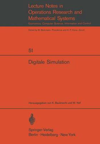 Cover image for Digitale Simulation