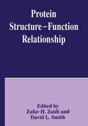 Cover image for Protein Structure - Function Relationship