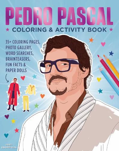 Cover image for Pedro Pascal Coloring & Activity Book