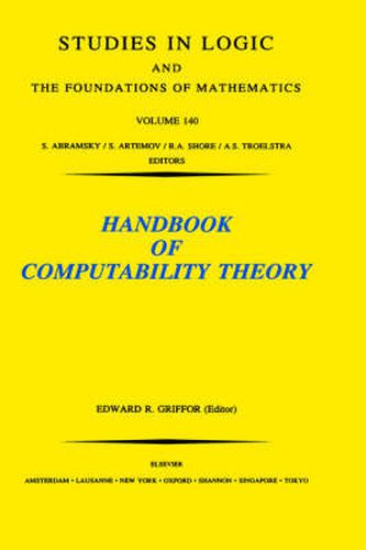 Cover image for Handbook of Computability Theory
