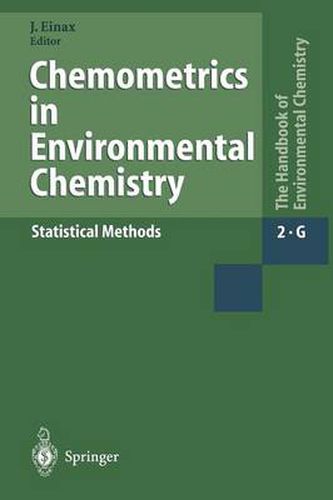 Cover image for Chemometrics in Environmental Chemistry - Statistical Methods