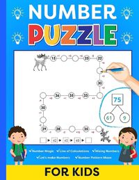Cover image for Number Puzzles for Kids and Adults