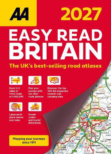 Cover image for AA Easy Read Atlas Britain 2027 2027