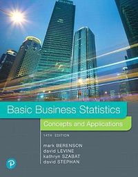 Cover image for Basic Business Statistics Plus Mylab Statistics with Pearson Etext -- 24 Month Access Card Package