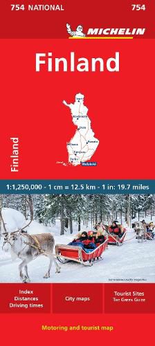 Finland - Michelin National Map 754