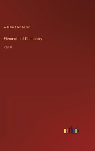 Cover image for Elements of Chemistry