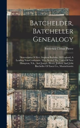 Batchelder, Batcheller Genealogy