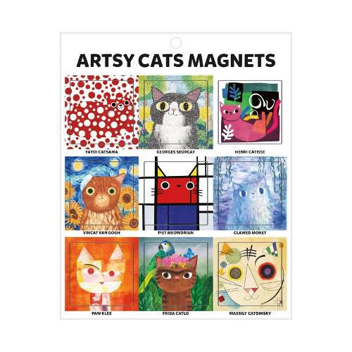 Cover image for Artsy Cats Magnets