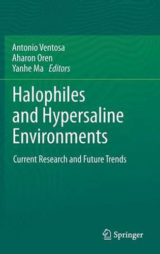 Cover image for Halophiles and Hypersaline Environments: Current Research and Future Trends