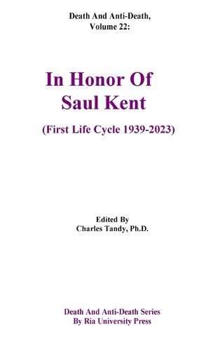 Cover image for Death And Anti-Death, Volume 22