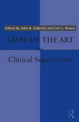 Cover image for State of the Art in Clinical Supervision