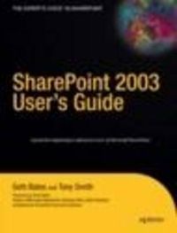Cover image for SharePoint 2003 User's Guide