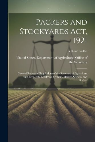 Cover image for Packers and Stockyards Act, 1921