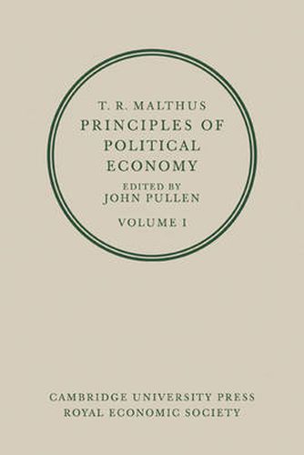 Cover image for T. R. Malthus: Principles of Political Economy 2 Volume Paperback Set