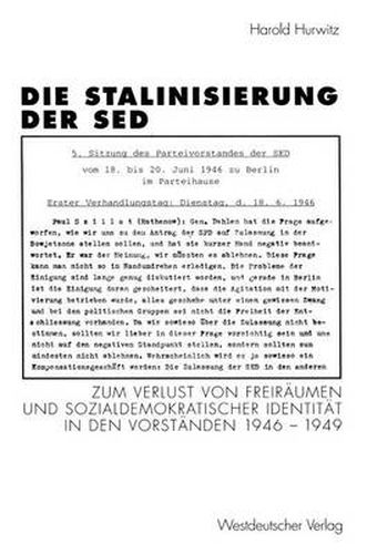 Cover image for Die Stalinisierung der SED