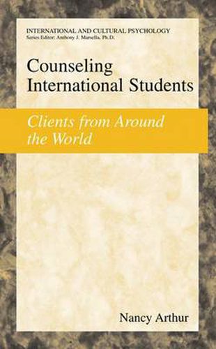 Cover image for Counseling International Students: Clients from Around the World