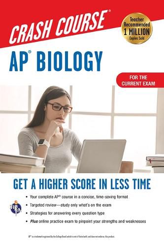 Cover image for Ap(r) Biology Crash Course, Book + Online: Get a Higher Score in Less Time