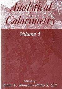 Cover image for Analytical Calorimetry: Volume 5