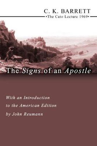 Cover image for Signs of an Apostle