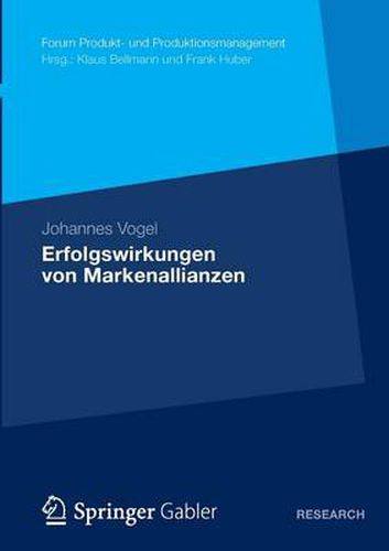 Cover image for Erfolgswirkungen von Markenallianzen