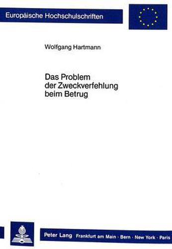 Cover image for Das Problem Der Zweckverfehlung Beim Betrug