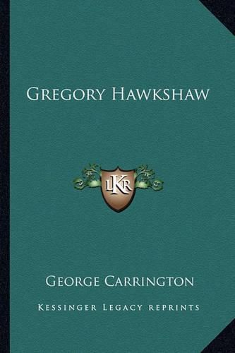 Cover image for Gregory Hawkshaw