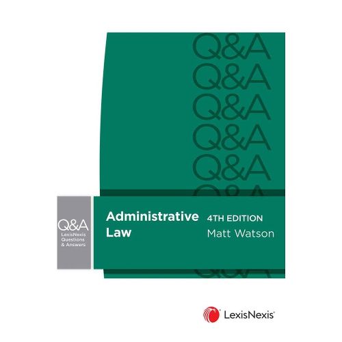 Cover image for LexisNexis Questions and Answers: Administrative Law