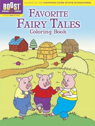 Cover image for BOOST Favorite Fairy Tales Coloring Book