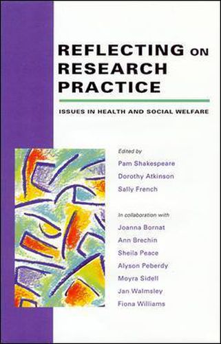 Cover image for Reflecting On Research Practice