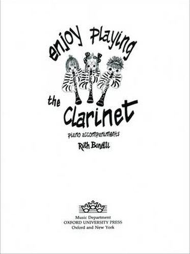 Cover image for Enjoy Playing the Clarinet Piano Accompaniments: Paperback