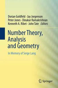 Cover image for Number Theory, Analysis and Geometry: In Memory of Serge Lang