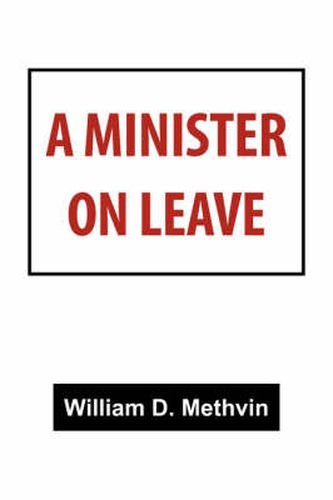 Cover image for A Minister on Leave