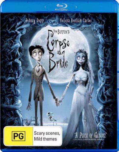 Cover image for Corpse Bride Bluray Dvd